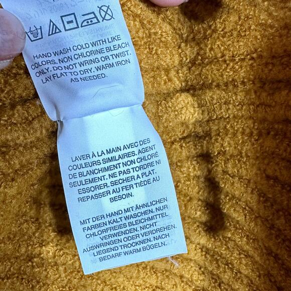 Madewell Womens Sweater Medallion Knit Mock Neck Sweater Size M - Picture 7 of 8